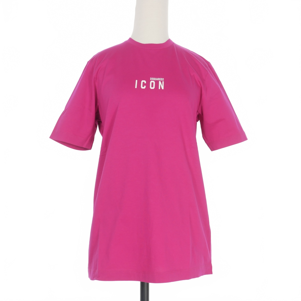 未使用品 ディースクエアード DSQUARED2 22SS Icon Mini Logo T-Shirt アイコン ロゴプリントTシャツ カットソー 半袖 S パープル 紫 未使用品 ディースクエアード DSQUARED2 22SS Icon Mini Logo T