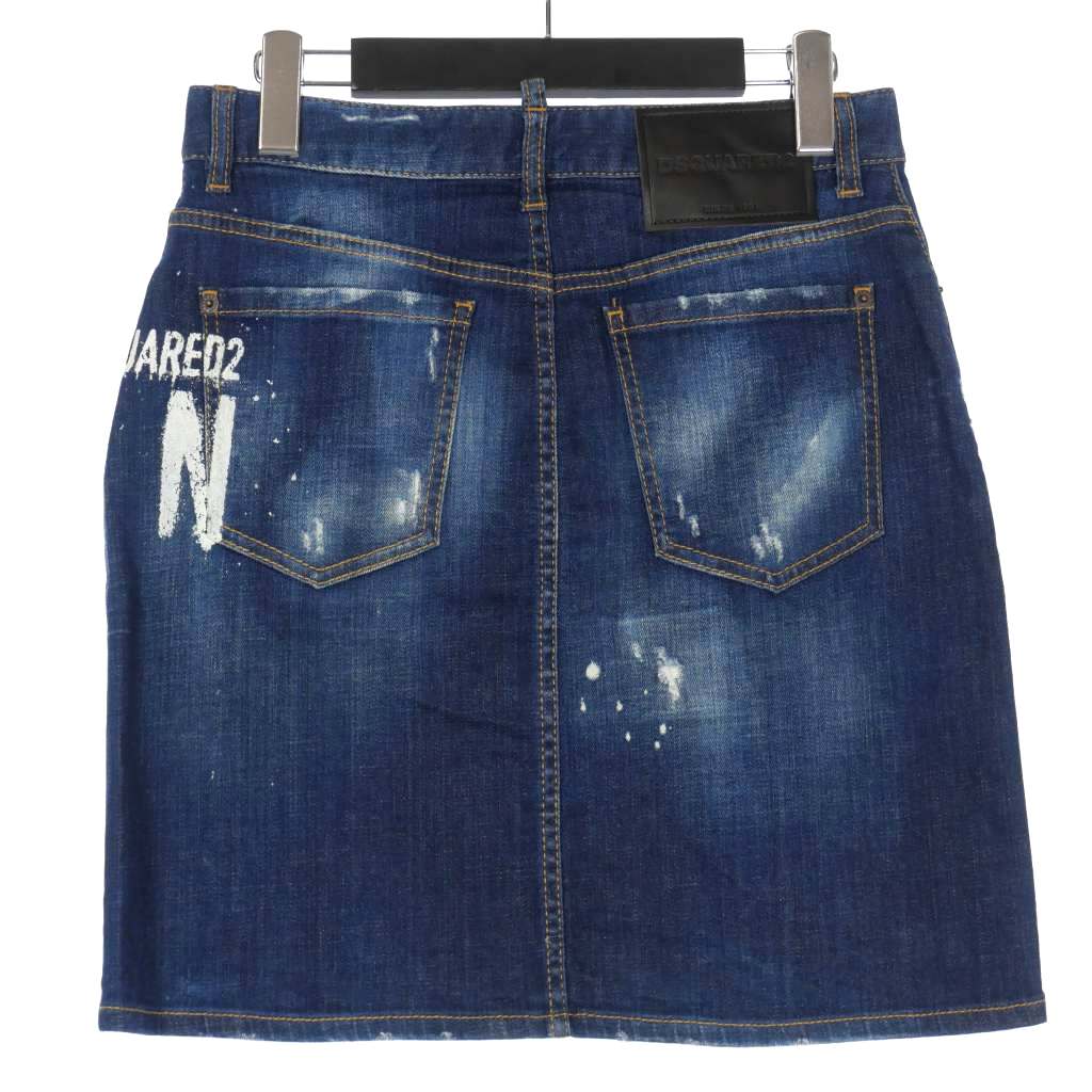 未使用品 ディースクエアード DSQUARED2 22SS ICON SPRAY デニム  