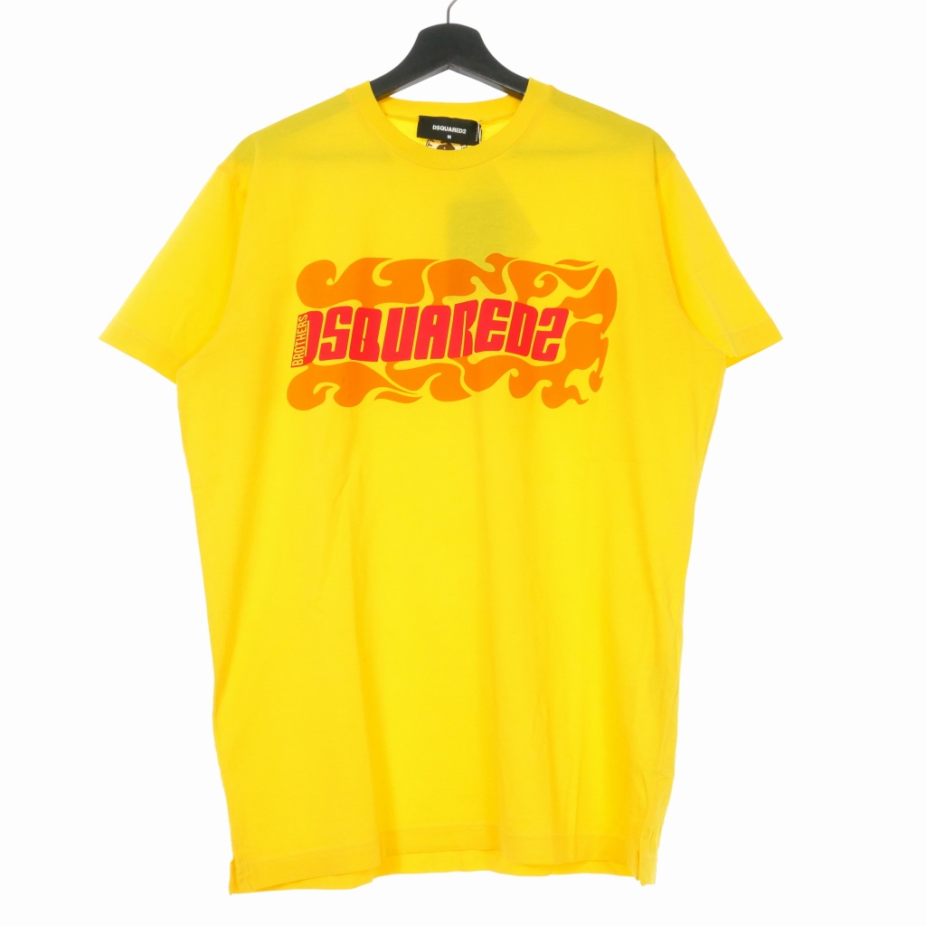 ディースクエアード DSQUARED2 22SS ロゴプリントTシャツカットソー 
