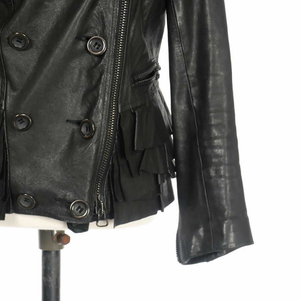 3.1 phillip lim レザージャケット サイズ2 3.1 フィリップリム 3.1 phillip lim ライダースジャケット ラムレザー