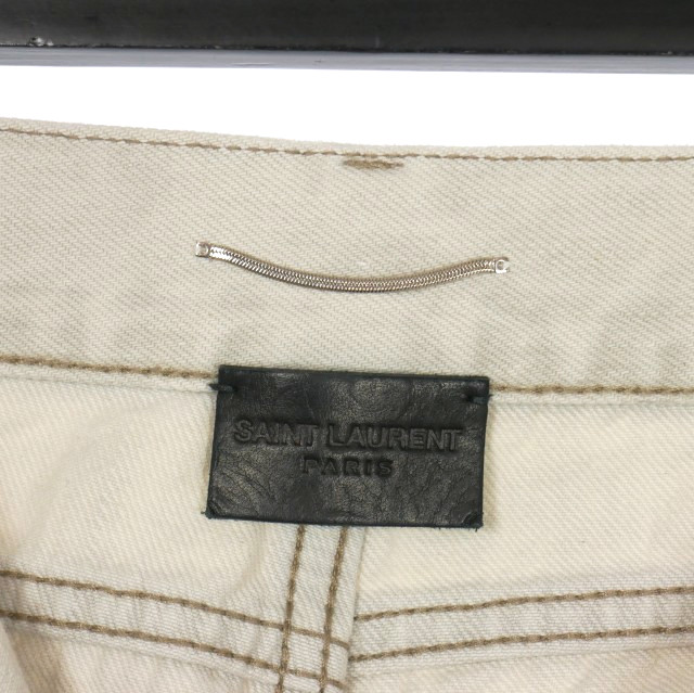 ゆ　SAINT LAURENT PARIS　ハイライズパンツ 未使用品 21aw サンローラン パリ SAINT LAURENT PARIS D27 M/EP