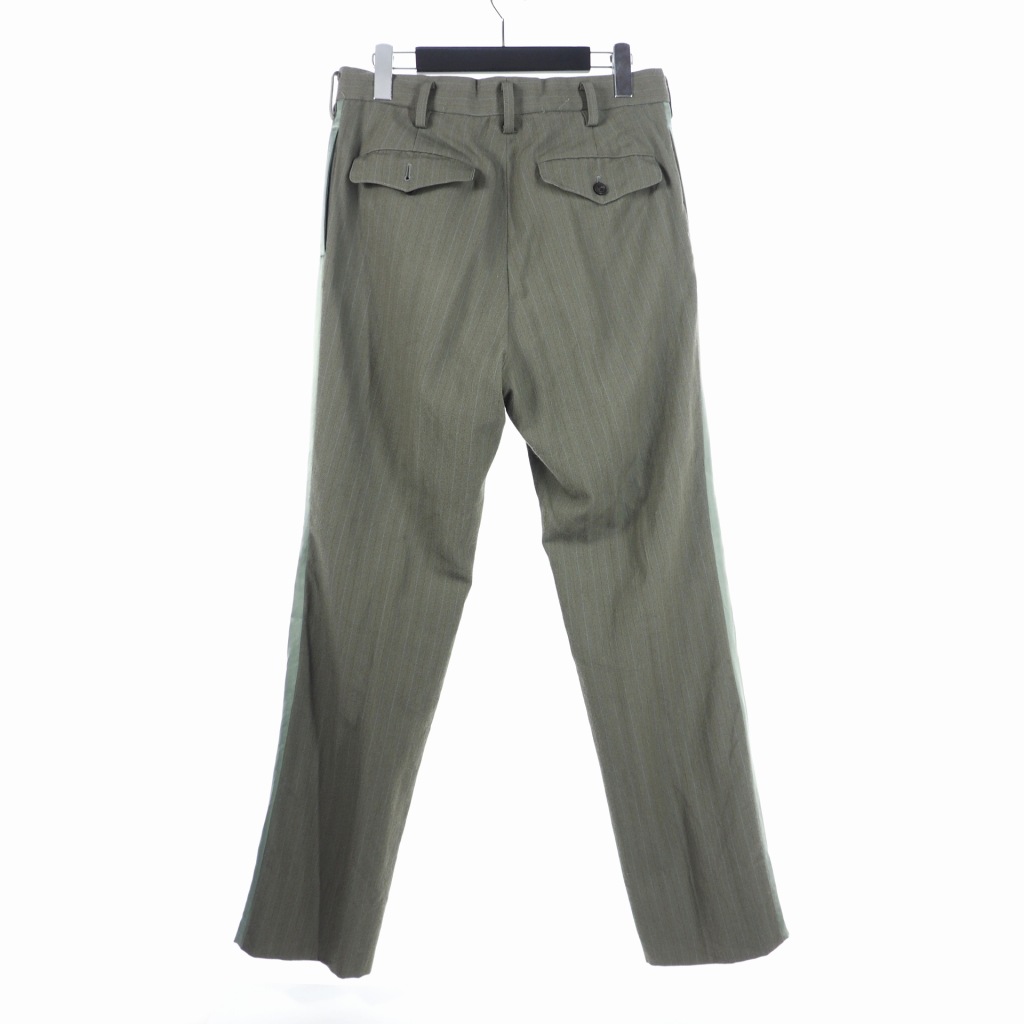 ソウシオオツキ SOSHIOTSUKI 22AW SIDE STRIPE SLIM PANTS サイド 