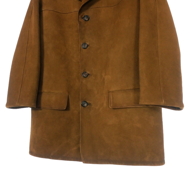 プラダ PRADA 23AW スエードジャケット カーコート ブルゾン 44 