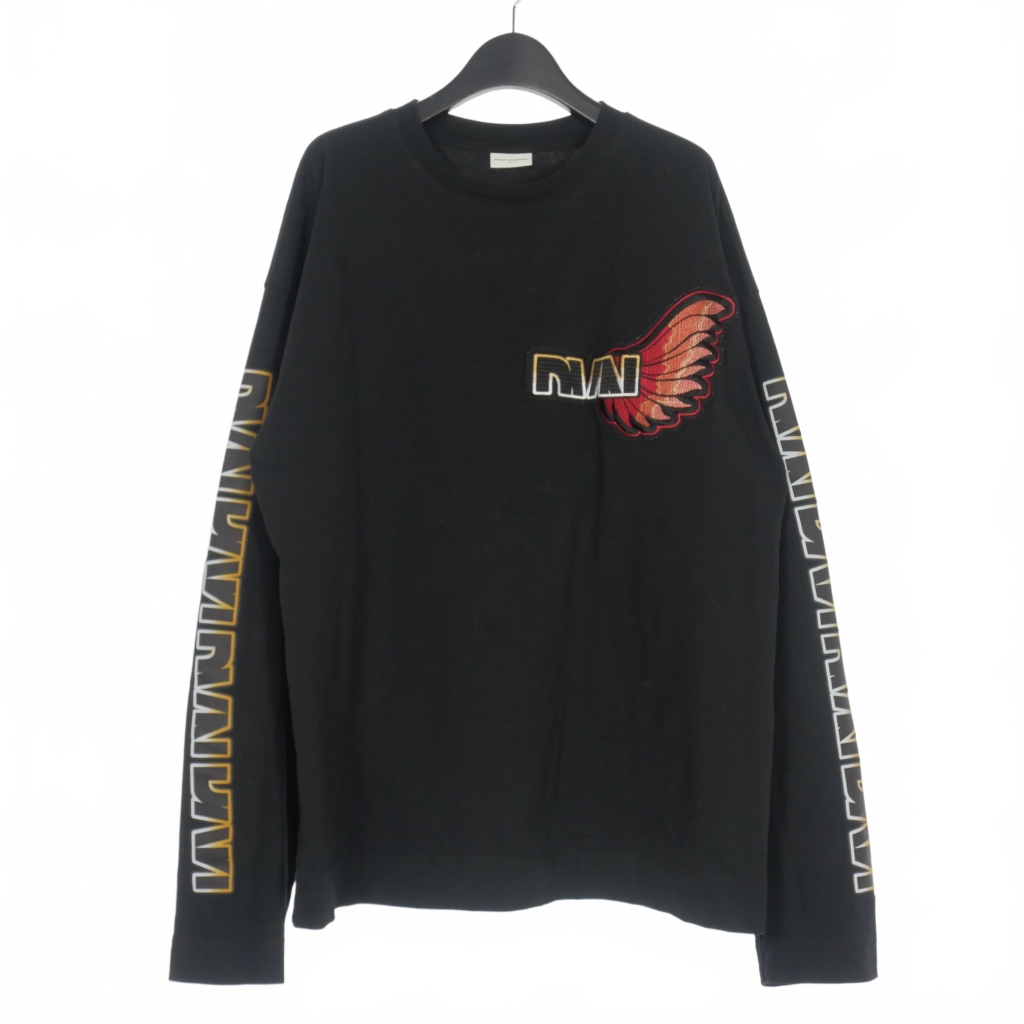 ドリスヴァンノッテン DRIES VAN NOTEN 23SS 刺繍 ロングスリーブ T 