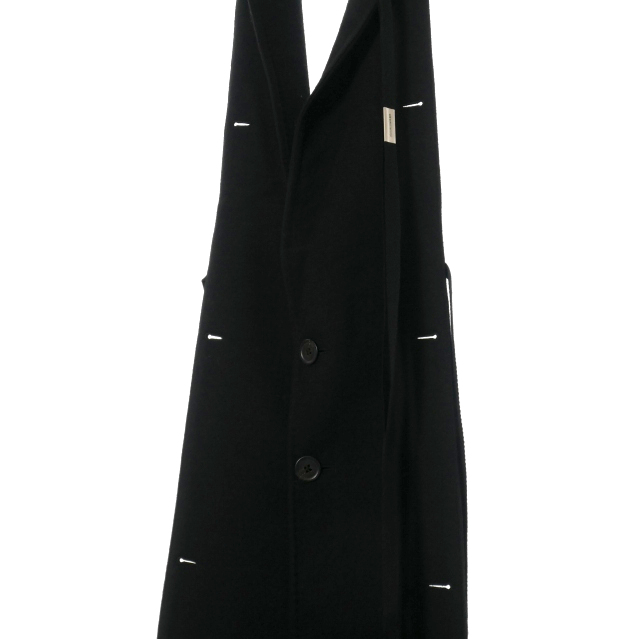 アンドゥムルメステール ANN DEMEULEMEESTER 22AW ウール ロングベスト