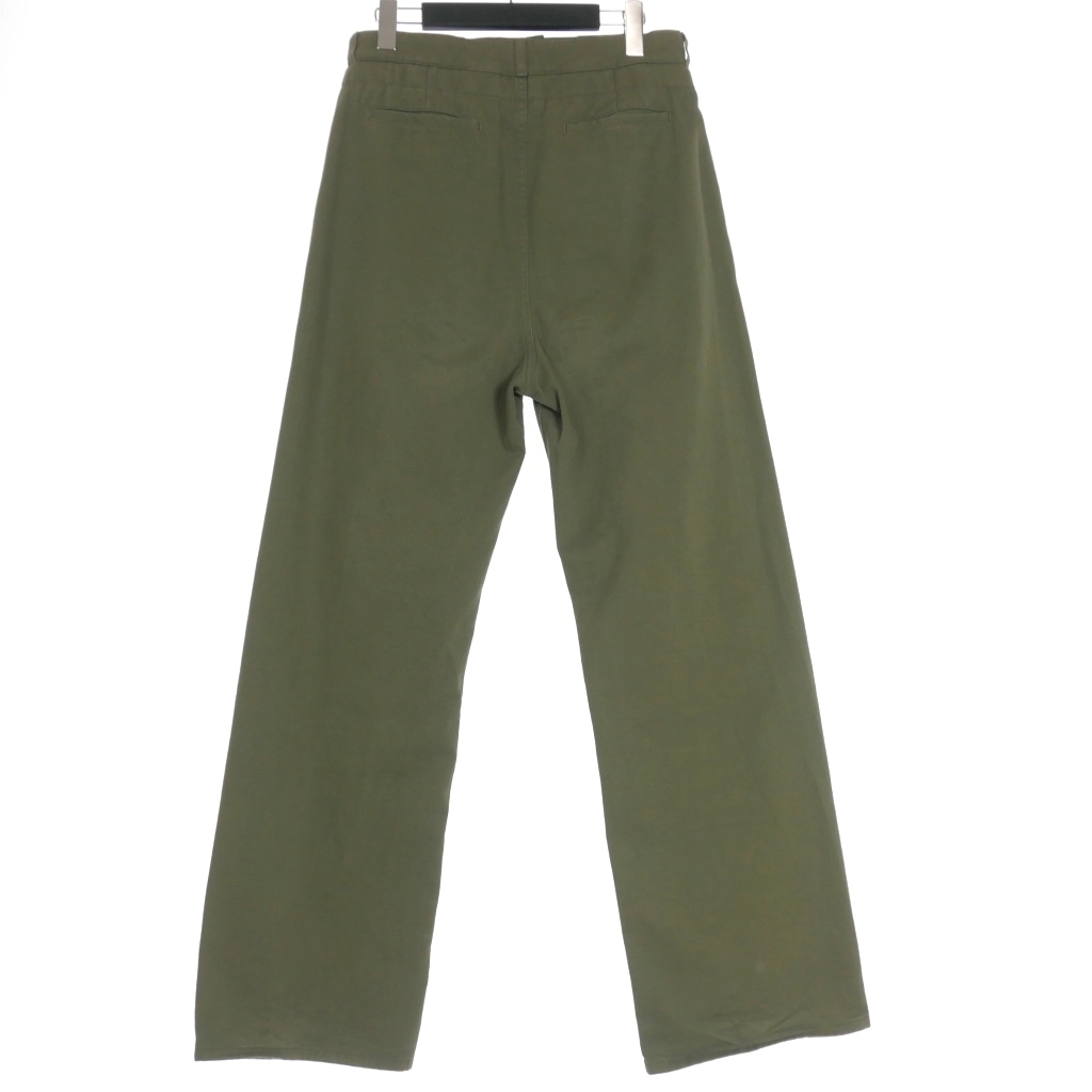 【中古】ヴァレンティノ ヴァレンチノ  VALENTINO コットンツイル ワークパンツ スラックス 38 カーキ 緑 PBCRB00Q2Q9 ヴァレンティノ ヴァレンチノ VALENTINO コットンツイル ワークパンツ