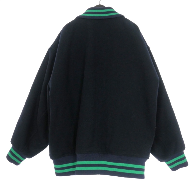 未使用品 カラー kolor ビーコン 23AW MELTON BLOUSON スタジャン 3 