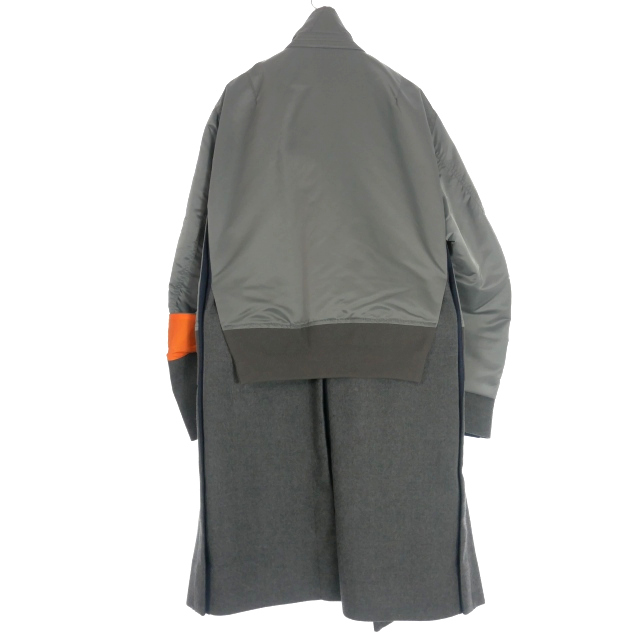 sacai 22aw mixコート
