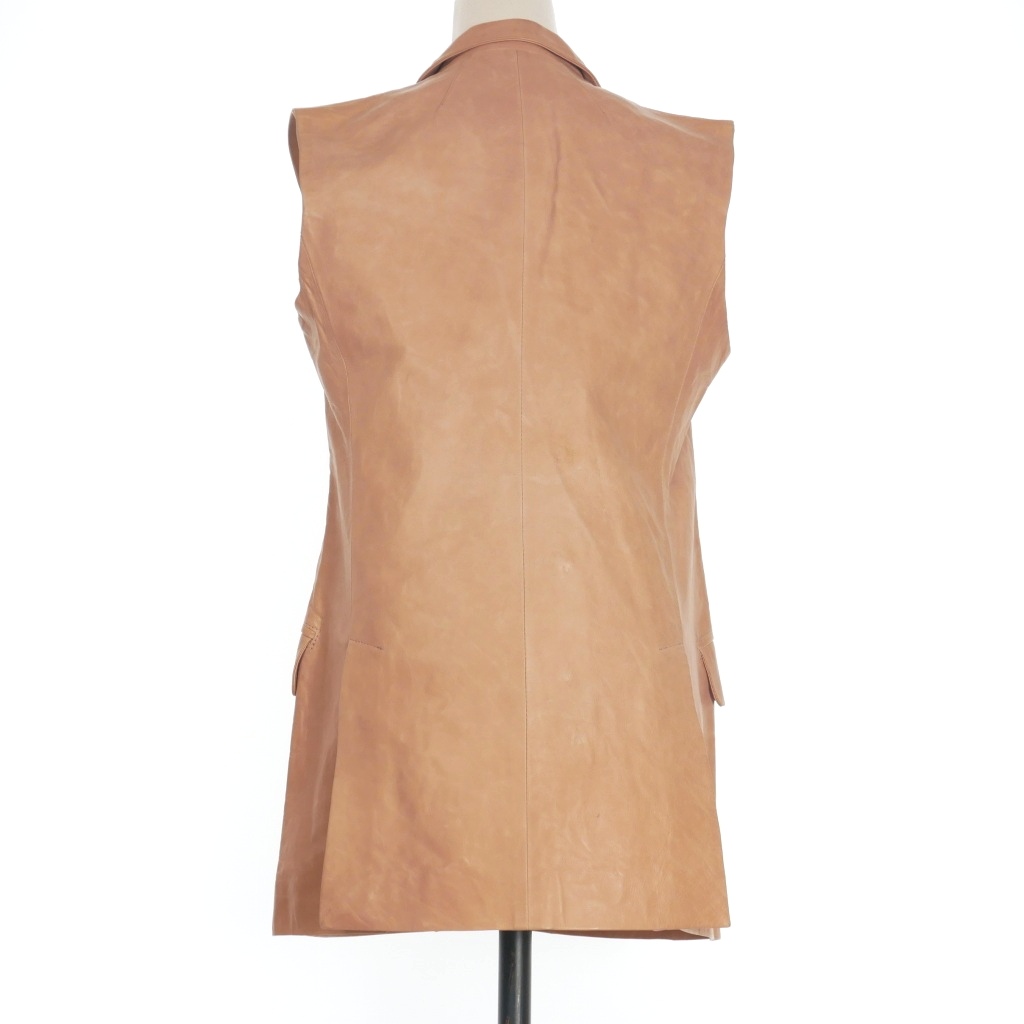 バックラッシュ Backlash レザーベスト イタリアンダブルショルダー ISAMU KATAYAMA BACKLASH - イタリアンダブルショルダー ベスト