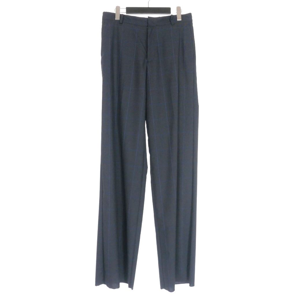 ドレスドアンドレスド DRESSEDUNDRESSED VIRGIN WOOL PLAID WIDE 