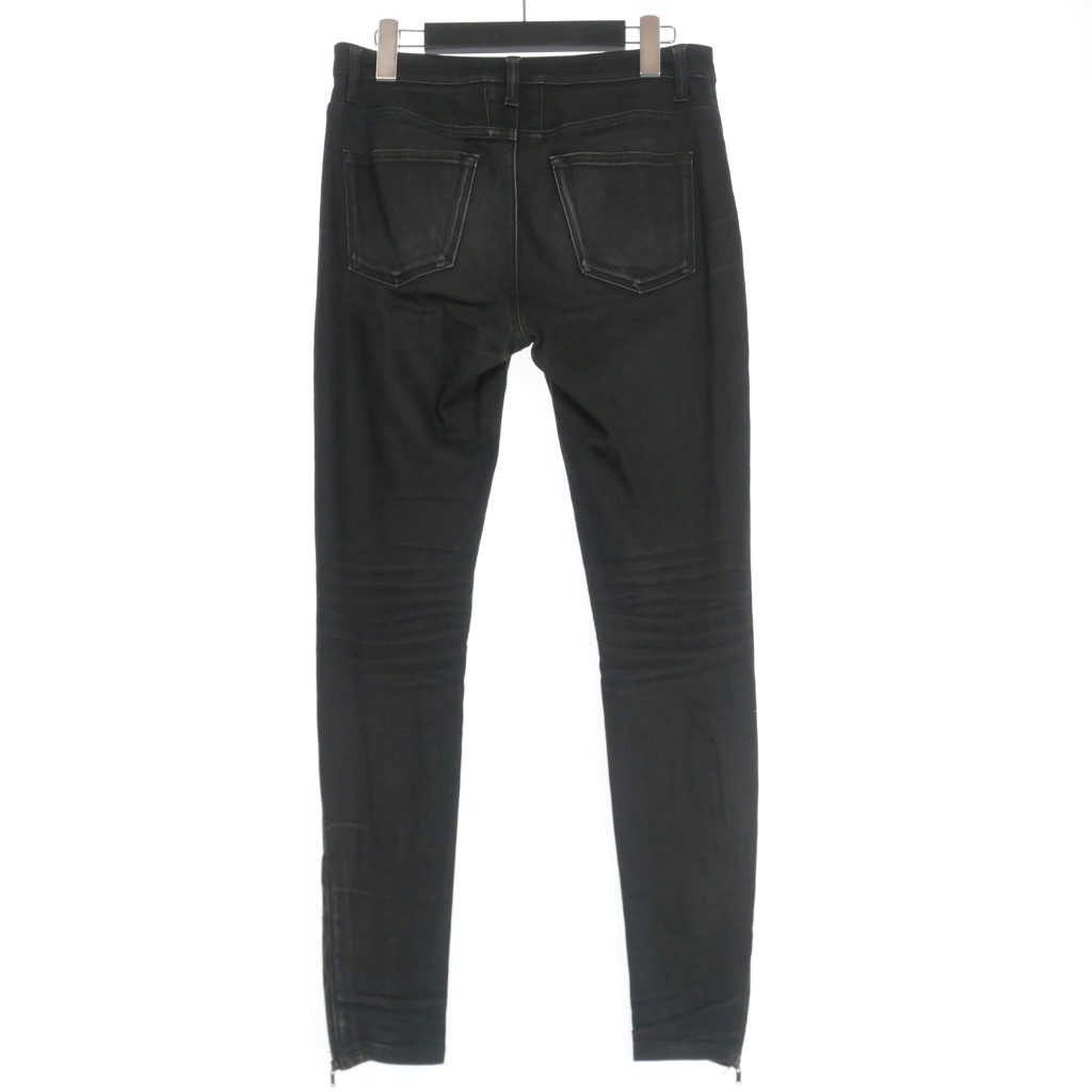 サンローランパリD02 M/SK-LW ブラック スキニーデニム SAINT LAURENT  