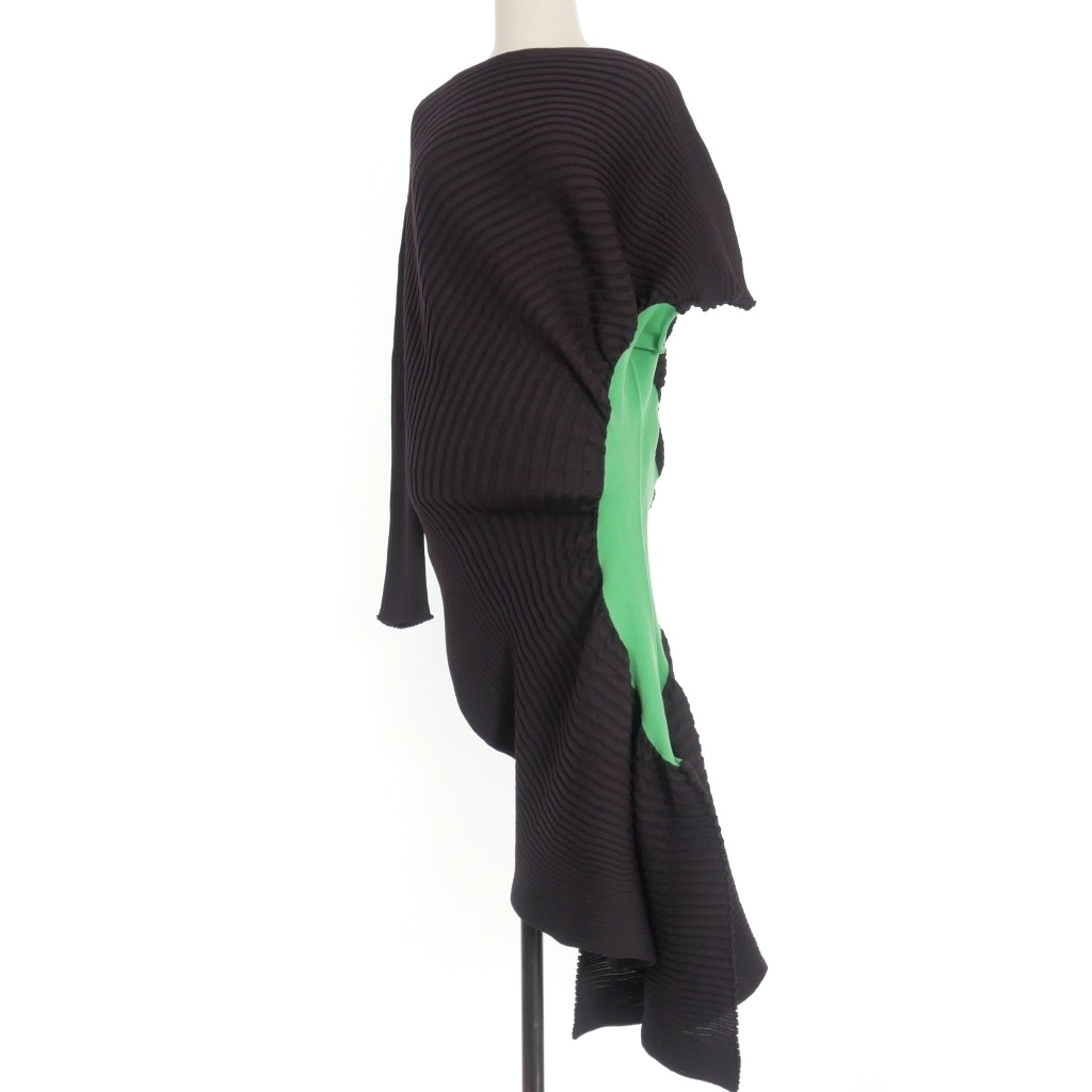 イッセイミヤケ ISSEY MIYAKE 23SS FLUIDITY TUBE 変形 ニット 
