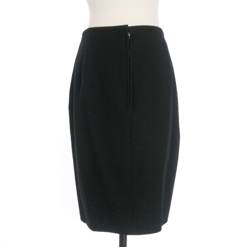 Yohji Yamamoto ウール スカート YOHJI YAMAMOTO(ヨウジヤマモト) ウールスカート ネイビー×ブラック