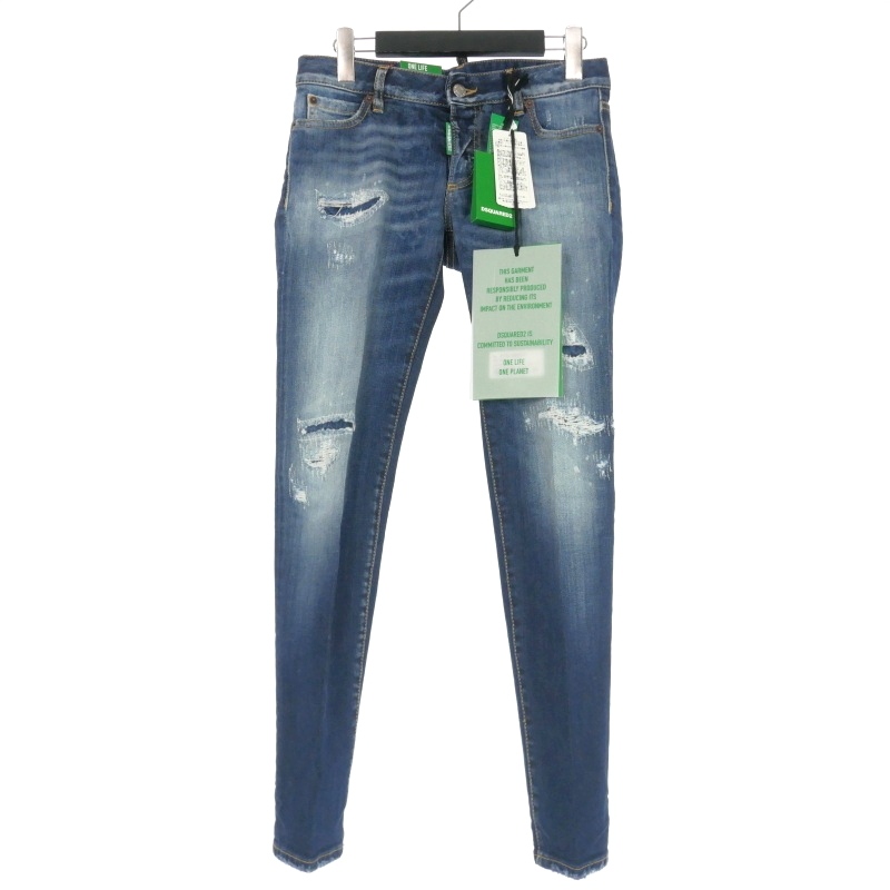 未使用品 ディースクエアード DSQUARED2 22AW Jennifer Jeans ダメージ 