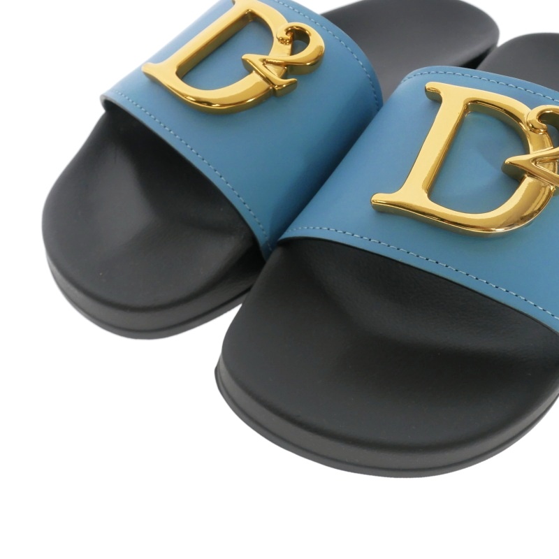 DSQUARED2 ディースクエアード 22SS Flat Sandals 厚底 レザー 