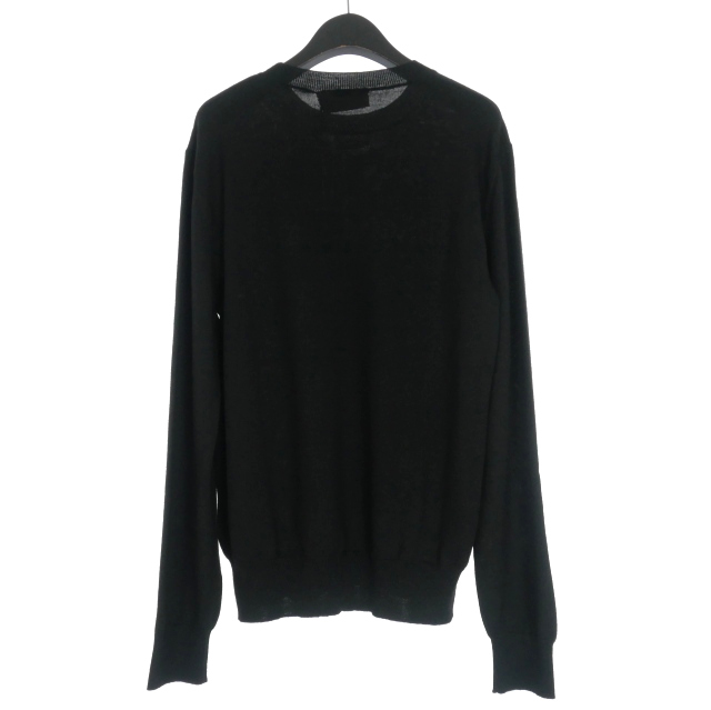 未使用品 ディースクエアード DSQUARED2 22AW ロゴ クルーネックニット 