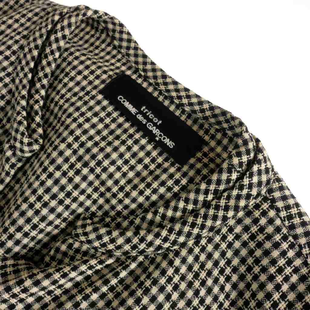 トリココムデギャルソン tricot COMME des GARCONS 90s 千鳥格子 ノー 