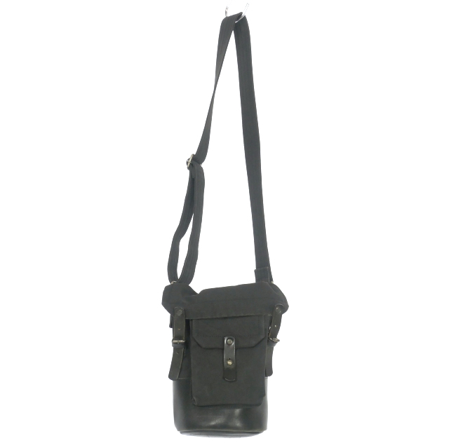 DRIES VAN NOTEN】レザーコンビショルダーバッグ