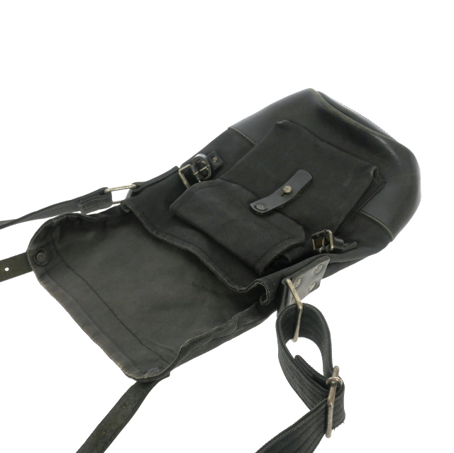 DRIES VAN NOTEN】レザーコンビショルダーバッグ