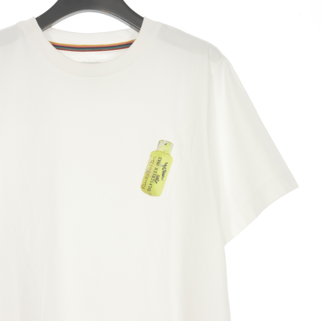 PAUL SMITH ポールスミス　希少デザイン　プリントTシャツ カットソー ポールスミス PAUL SMITH インクボトル プリント Tシャツ 半袖