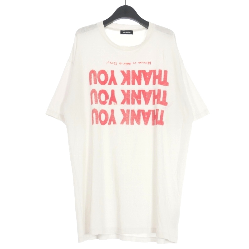 ラフシモンズ RAF SIMONS 17AW オーバーサイズTシャツ ラフシモンズ RAF SIMONS 17AW オーバーサイズTシャツ