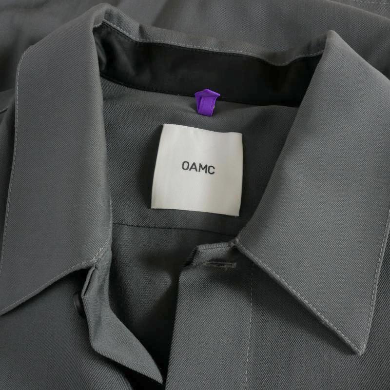 オーエーエムシー OAMC 23AW MODULAR SHIRT ジッパーデザインシャツ 