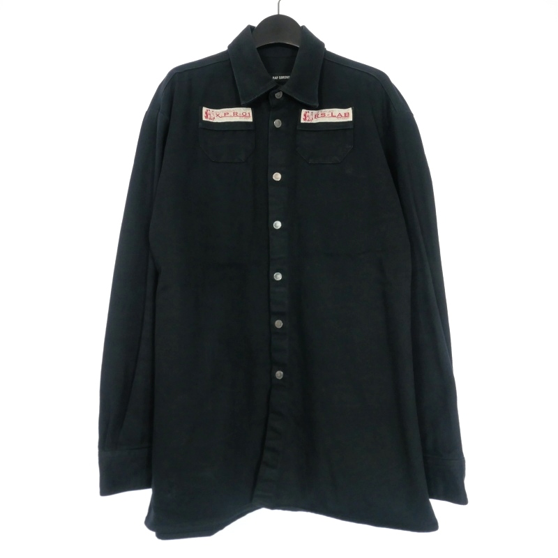 ラフシモンズ RAF SIMONS 20SS Slim Fit Denim Shirt デニムシャツ 