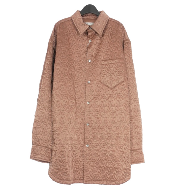 未使用品 メゾンマルジェラ Maison Margiela 22AW ANTIQUED PINK SATIN 