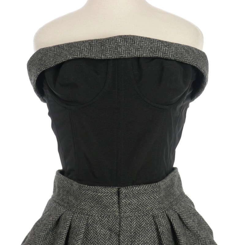 未使用品 メゾンマルジェラ Maison Margiela 22AW ヘリンボーン切替  