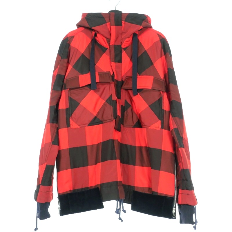 サカイ sacai 18AW バッファローチェックブルゾン ジャケット