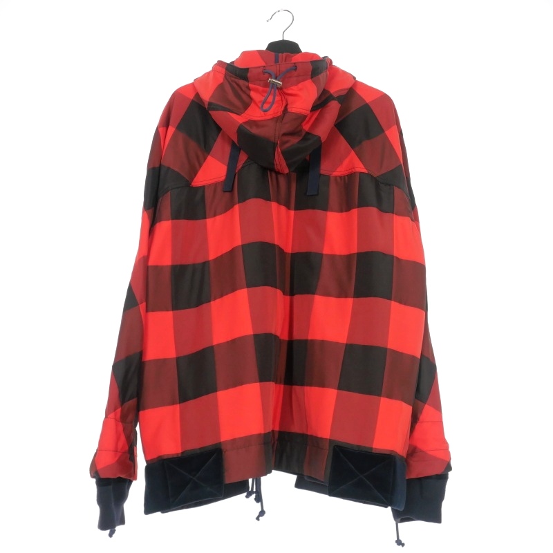 サカイ sacai 18AW バッファローチェックブルゾン ジャケット 長袖 3 