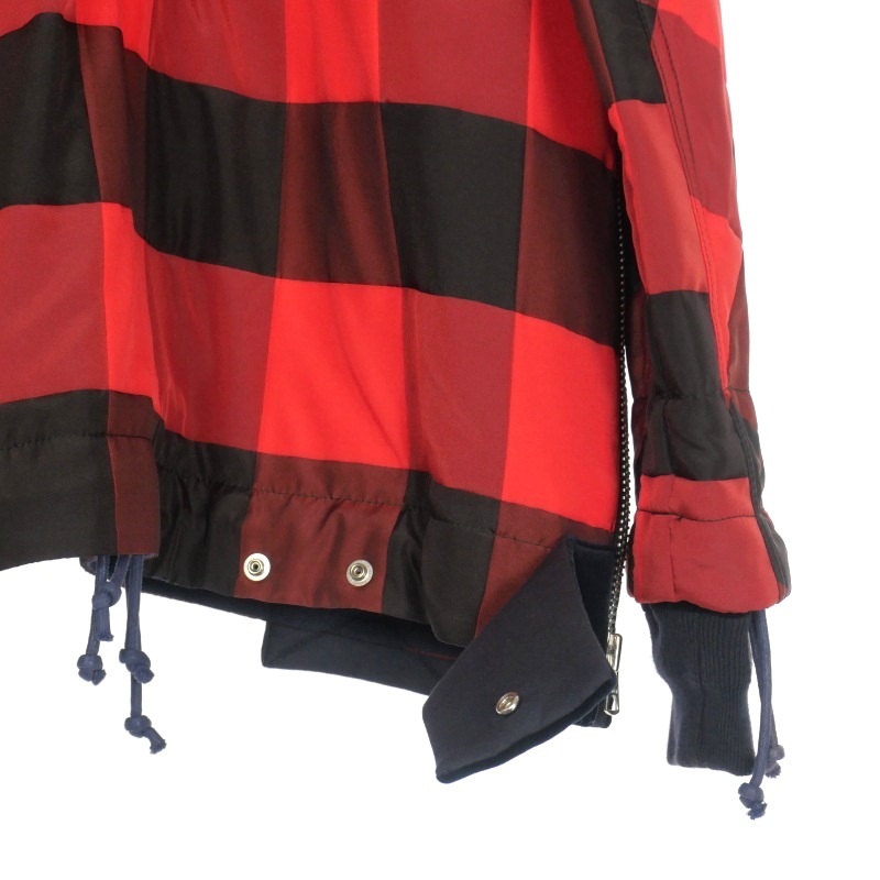 サカイ sacai 18AW バッファローチェックブルゾン ジャケット