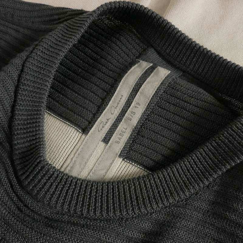 1円スタート■正規品■美品■rick owens ニット セーター リックオウエンス drkshdw ブラック/黒JULIUSユリウスma+マルジェラDEVOA Rick Owens リックオウエンス ニット RU02D6638 RIBM メンズ