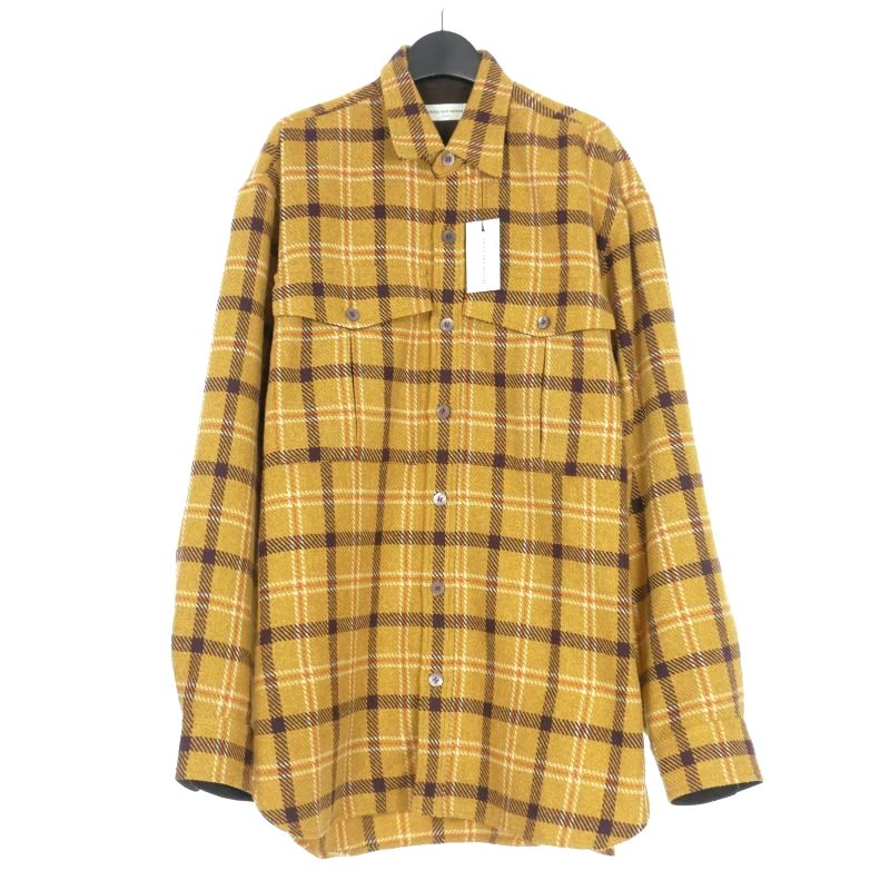 DRIES VAN NOTEN ドリスヴァンノッテン チェック柄 長袖シャツ M
