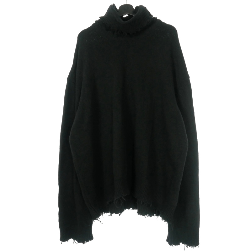 ヴェトモン ベトモン VETEMENTS 21AW タートルネック デストロイニット 