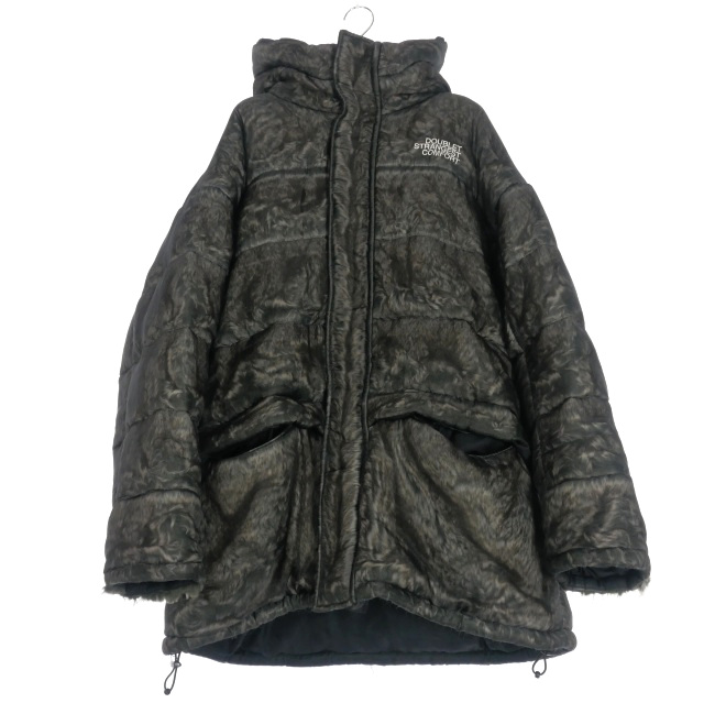 ダブレット doublet 22AW ORGANDIE WRAPPED PUFFER COAT フーデッド 