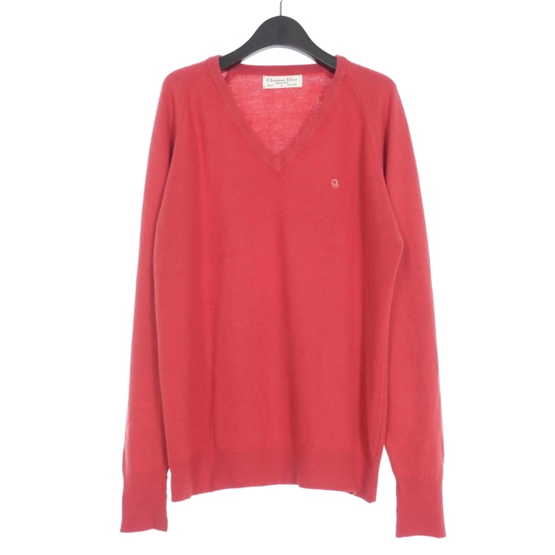 クリスチャンディオール Christian Dior 80-90s Vネックニット 