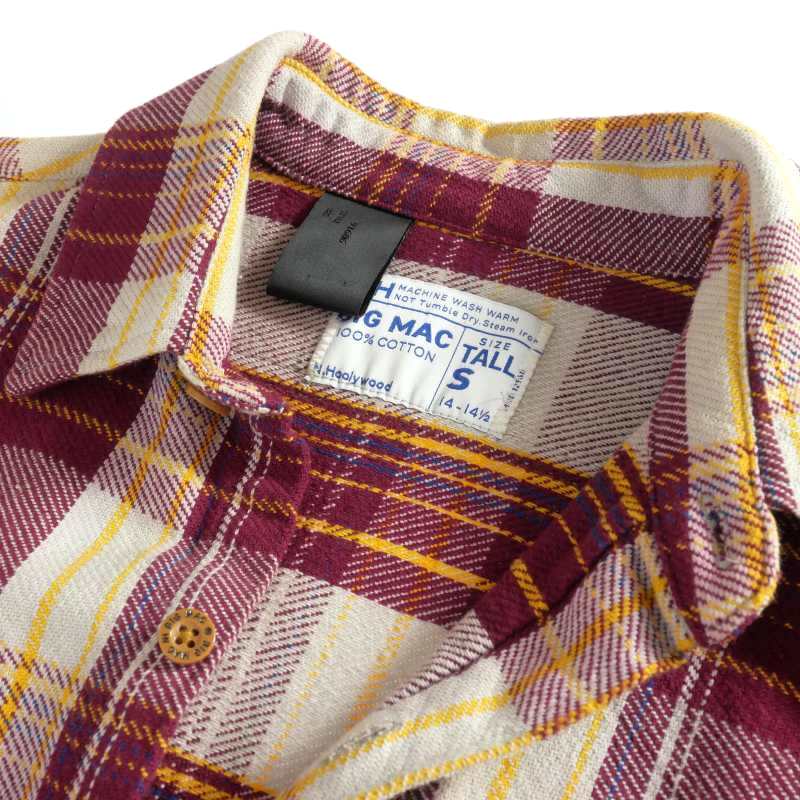 ミスターハリウッド N.HOOLYWOOD × BIGMAC 22SS ブロックチェック 