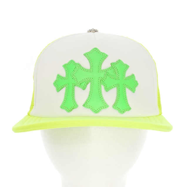 クロムハーツ　クロスパッチ　トラッカーキャップ　インボイス付き 未使用品 クロムハーツ CHROME HEARTS CRS PATCH Trucker Cap クロス