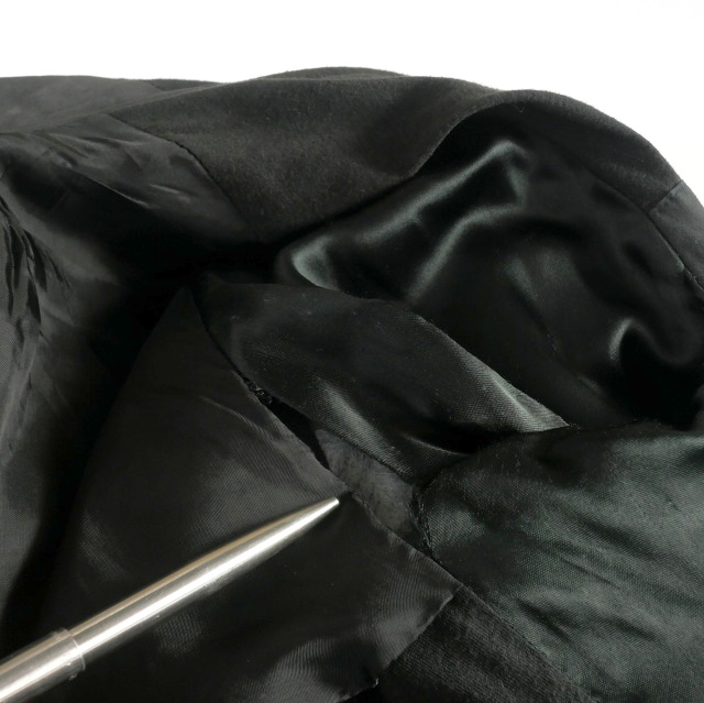 Rick Owens ハイネック フーデッドレザージャケット ブルゾン XS 黒 リックオウエンス Rick Owens ハイネック フーデッドレザー
