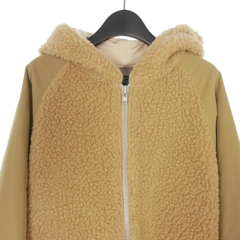 チャリアンドコー CHARI&CO フリース ボアフーデッドジャケット チャリアンドコー CHARI&CO フリース ボアフーデッドジャケット