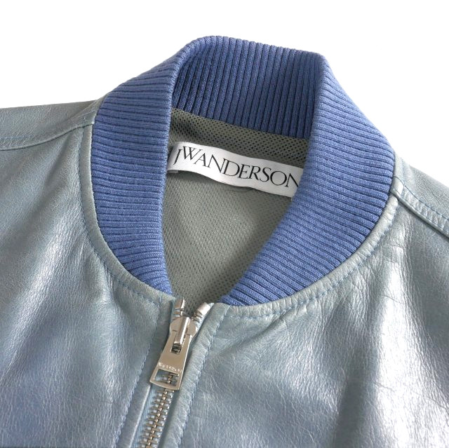 【関税込み】JW Anderson レザー ジャケット JW Anderson レザー ブルゾンジャケット | ブラウン | FARFETCH JP