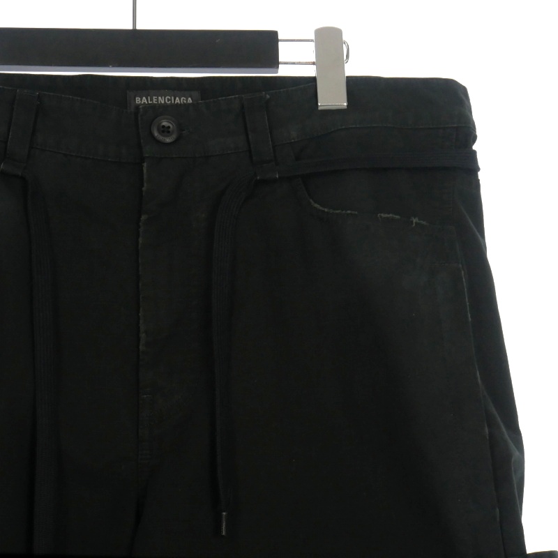 レア品　80's BALENCIAGA 黒色　スラックス　新品 レア品 80´s BALENCIAGA スラックス 黒色 新品 メンズ