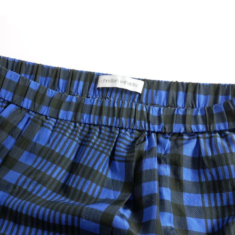 クリスチャン ワイナンツ christian wijnants チェック柄 シルク