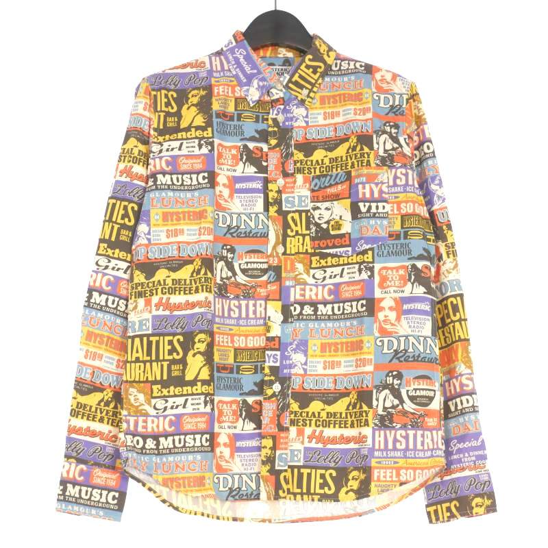 ヒステリックグラマー HYSTERIC GLAMOUR 総柄 ガールプリント