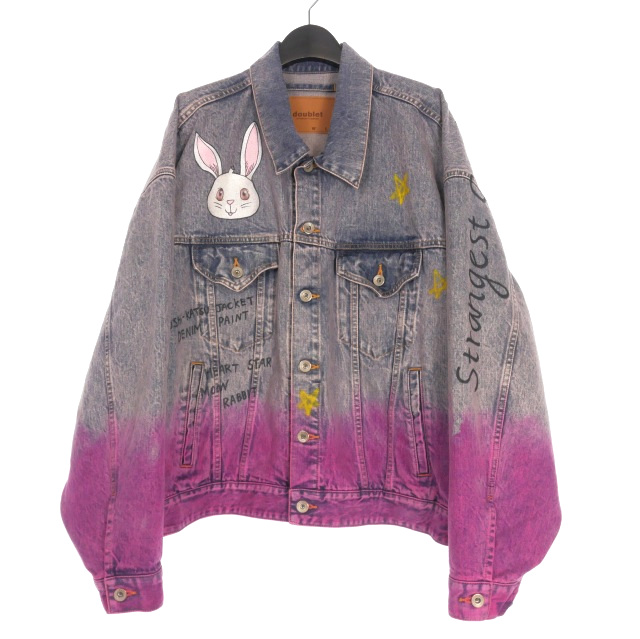 ダブレット doublet 25SS ANIME HAND-PAINTING DENIM JACKET デニム 