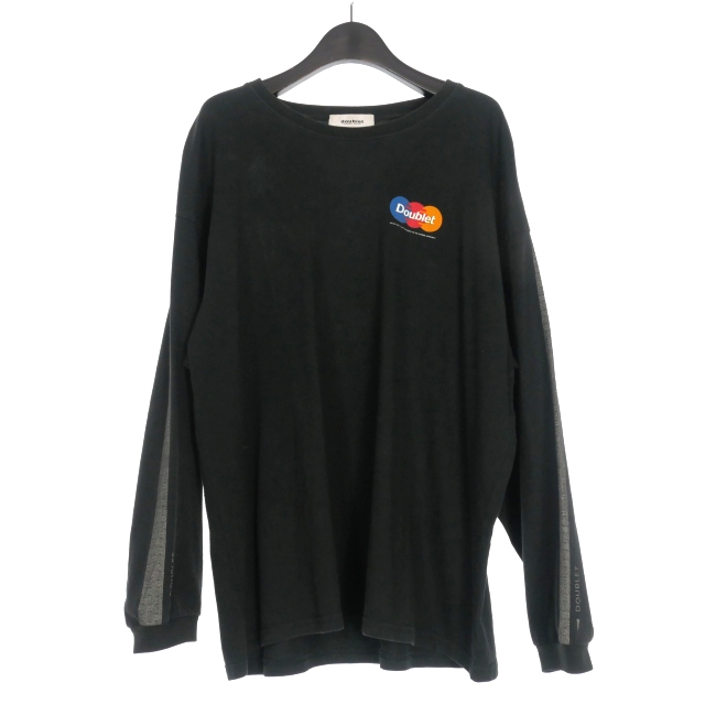 ダブレット doublet × WiSM 18SS マスターカード ロングスリーブT 