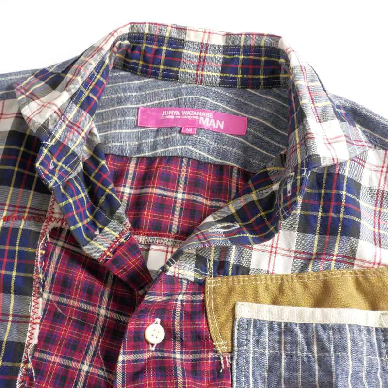 ジュンヤワタナベマンピンク JUNYA WATANABE MAN PINK パッチワーク 