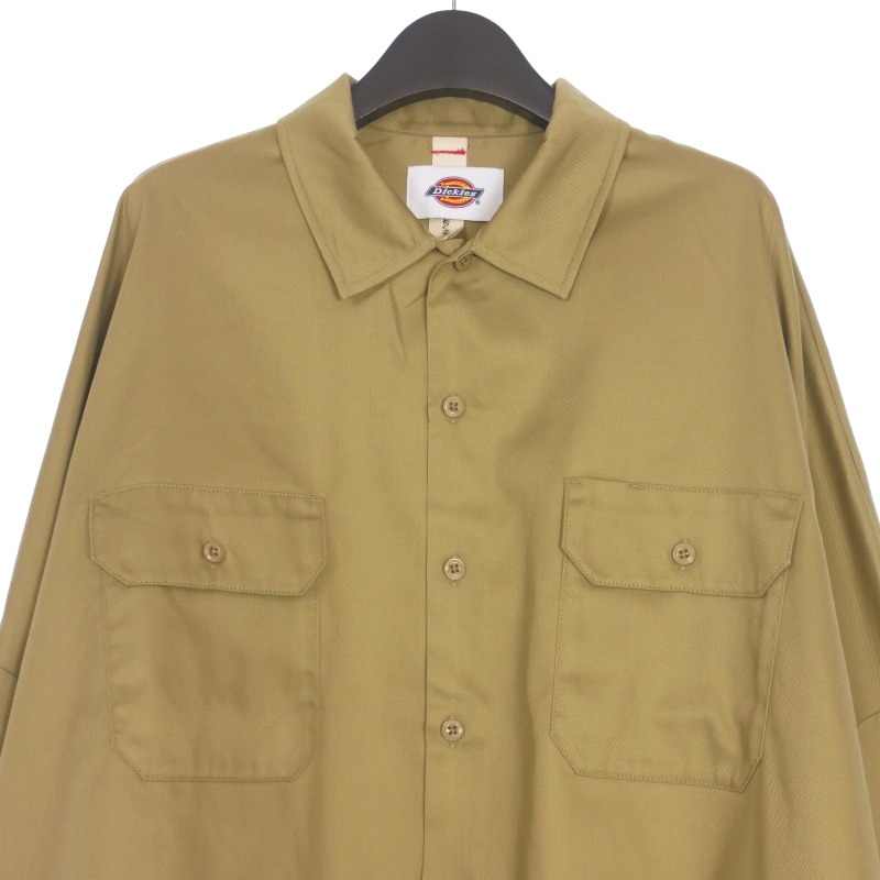 未使用品 シンヤコズカ SHINYA KOZUKA 25AW GIANT WORK SHIRT