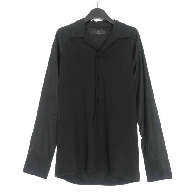 ヨウジヤマモト YOHJI YAMAMOTO 切替デザイン プルオーバーシャツ 長袖 